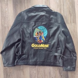 Retro Wilsons Corporate "GoldMine" Leather Jacket